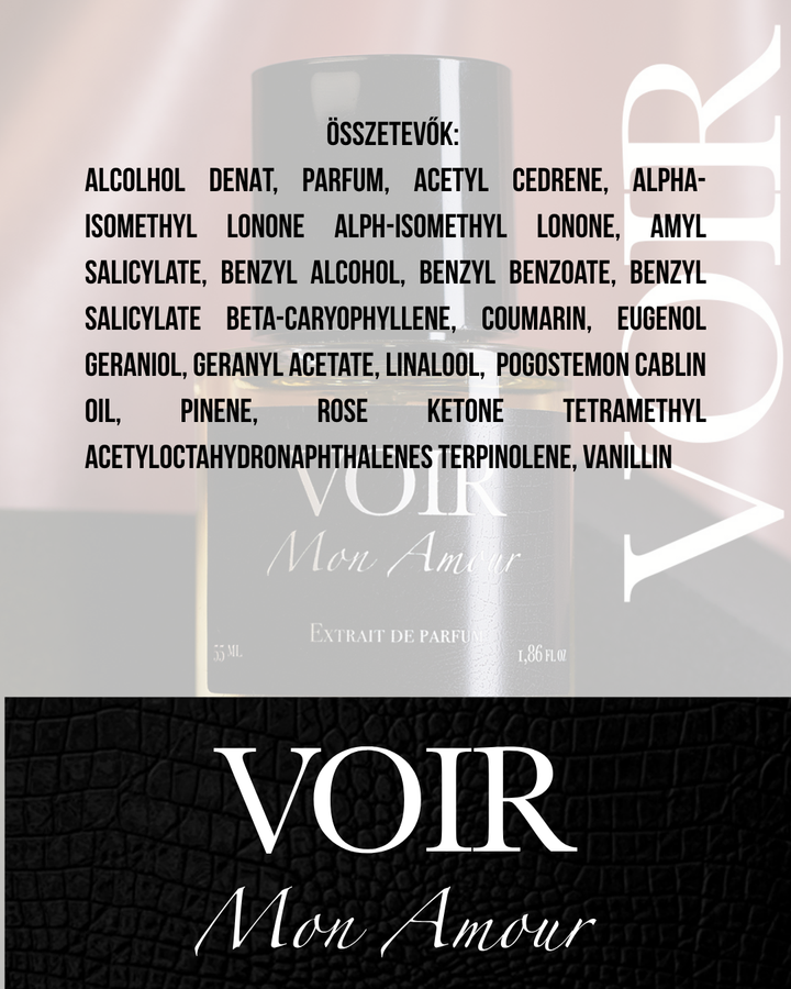 Voir - Mon amour - Travel size Extrait de Parfum - 10 ml - Unisex