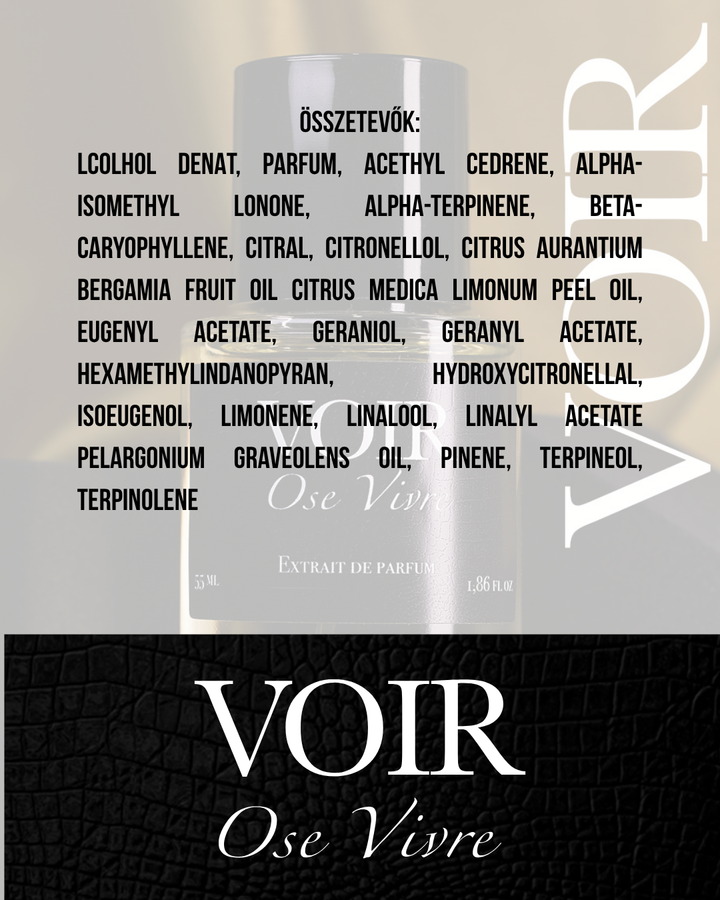 Voir - Ose vivre - Travel size Extrait de Parfum - 10 ml - Unisex