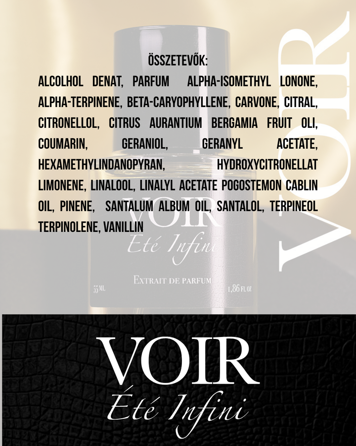 Voir - Éte Infini - Travel size Extrait de Parfum - 10 ml - Unisex