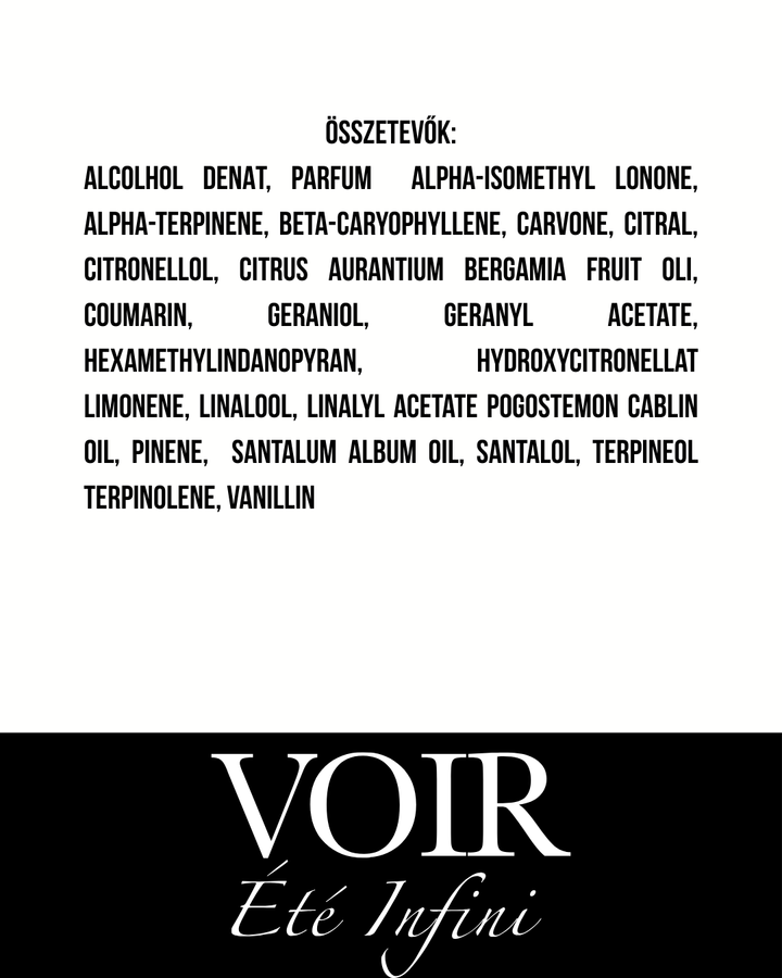 Voir - Éte Infini - Extrait de Parfum Illatminta - 2 ml - Unisex