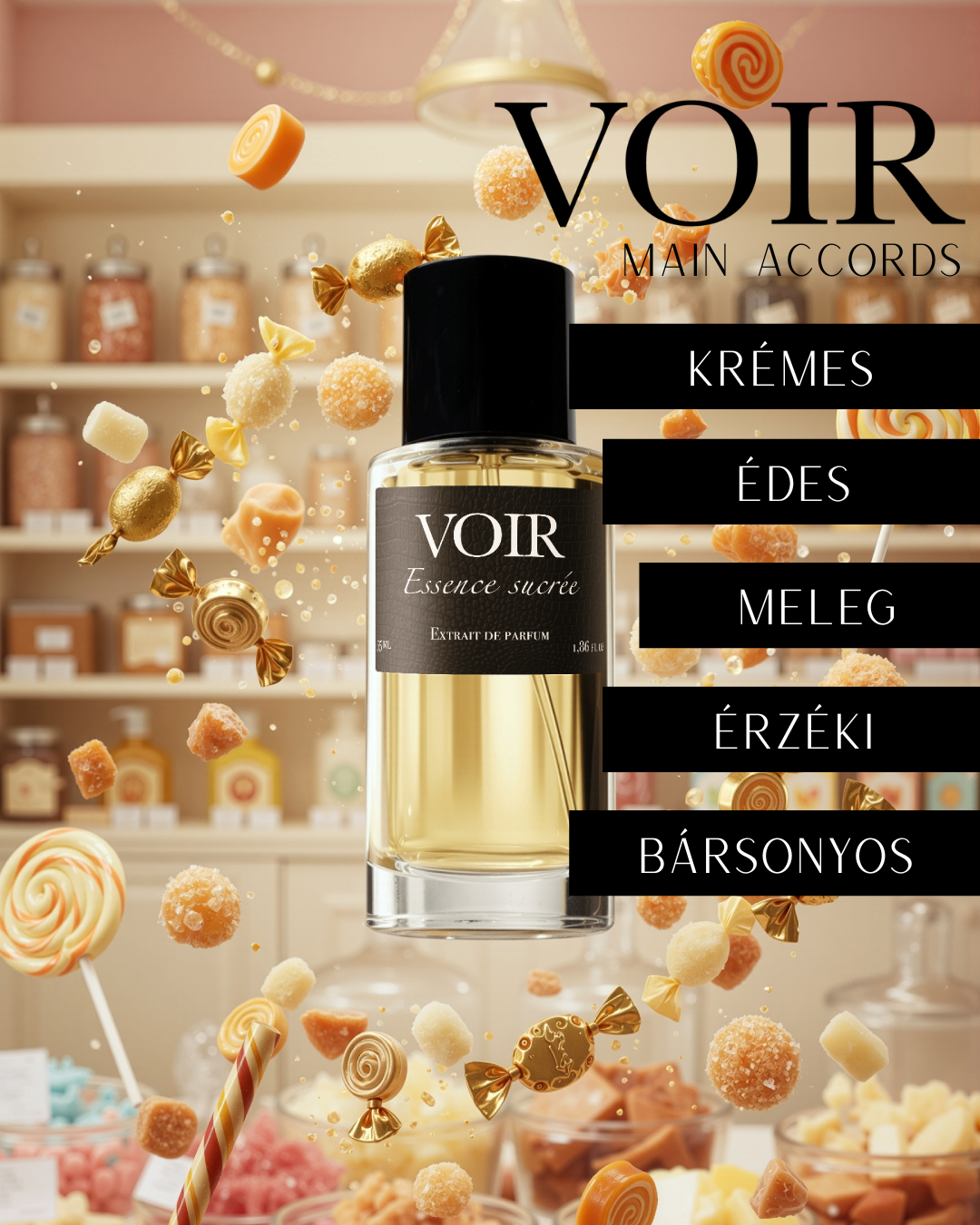 Voir - Essence sucrée - Extrait de Parfum - 55 ml - Unisex