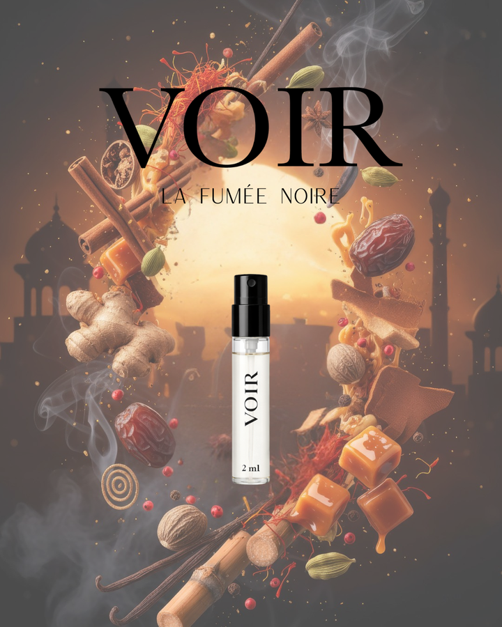 Voir - La fumée Noire - Extrait de Parfum Illatminta - 2 ml - Unisex