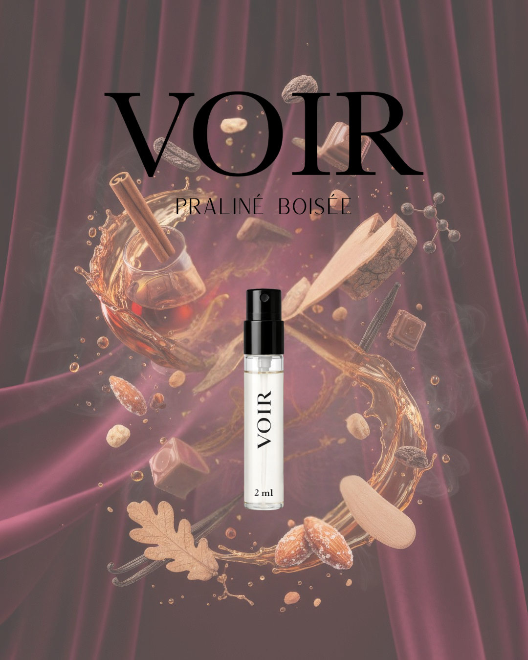 Voir - Praliné boisée - Eau de Toilette Illatminta - 2 ml - Unisex