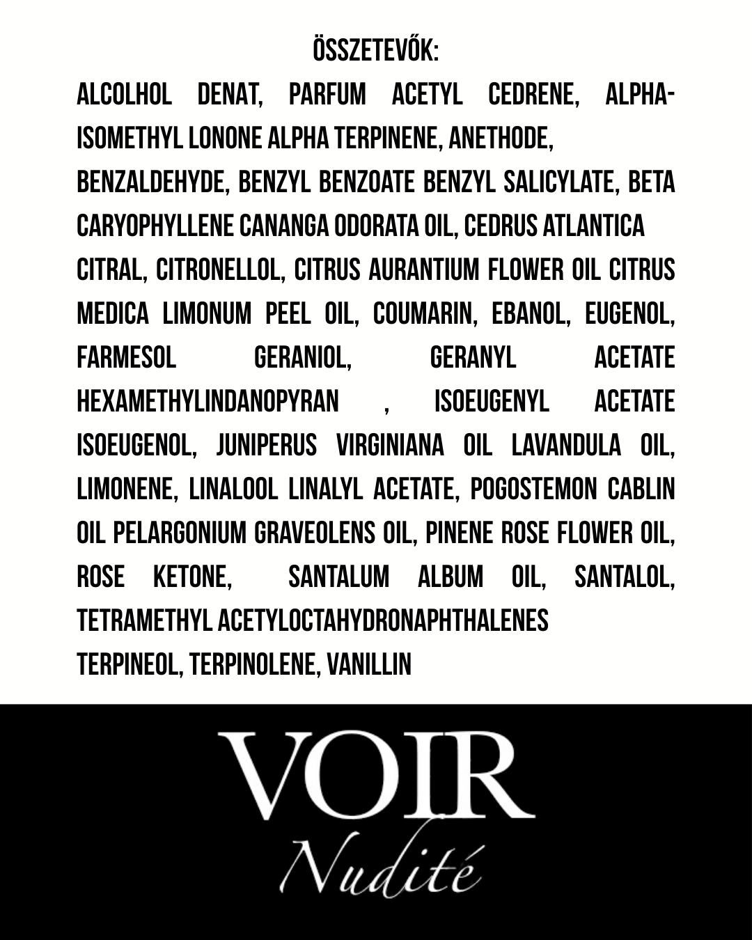 Voir - Nudité - Extrait de Parfum Illatminta - 2 ml - Unisex