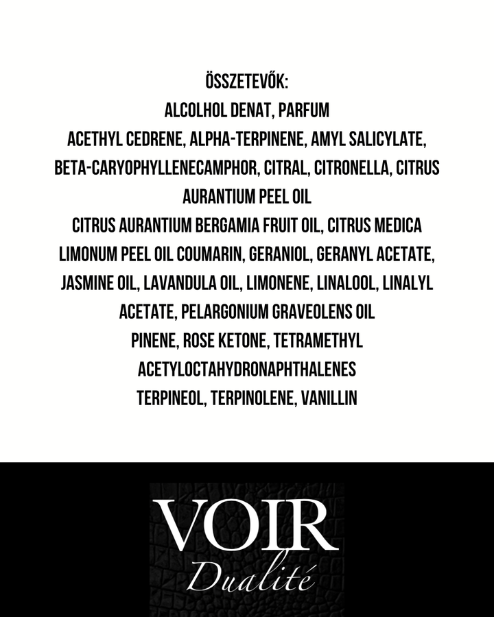 Voir - Dualité - Extrait de Parfum - 55 ml - Unisex