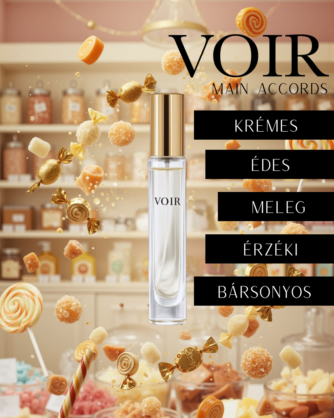 Voir - Essence sucrée - Travel size Extrait de Parfum - 10 ml - Unisex