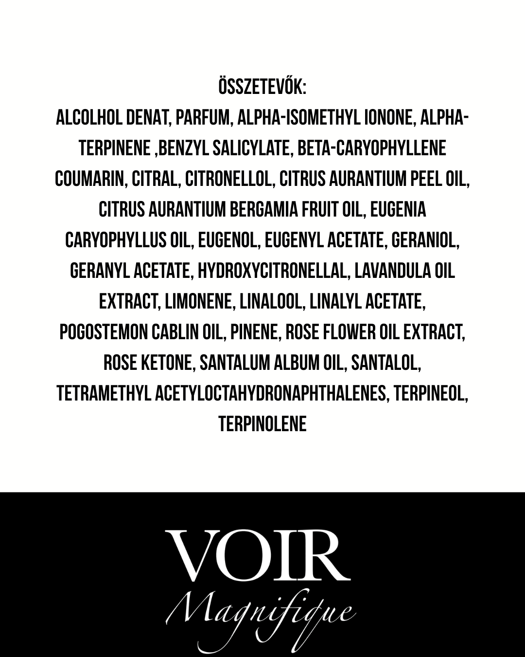 Voir - Magnifique - Travel size Extrait de Parfum - 10 ml - Unisex