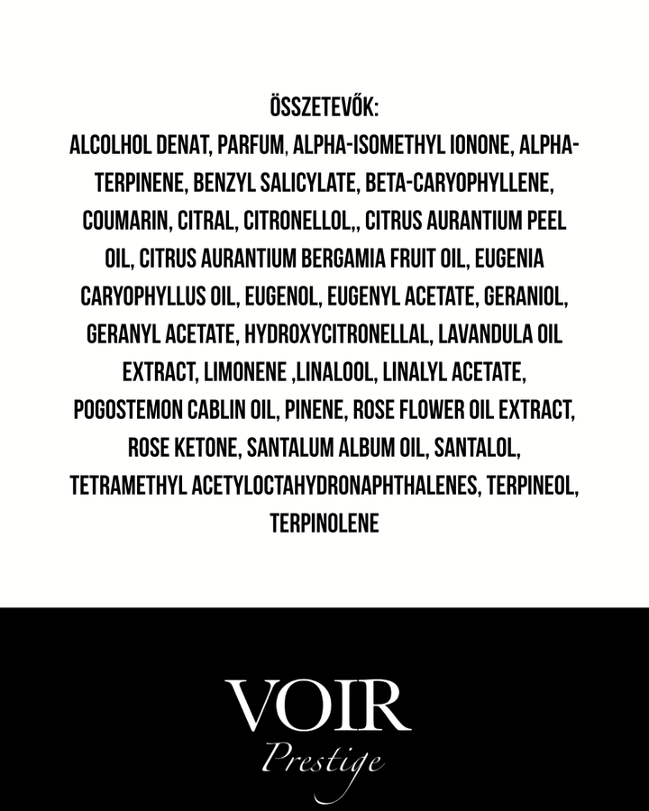 Voir - Prestige - Extrait de Parfum Illatminta - 2 ml - Unisex