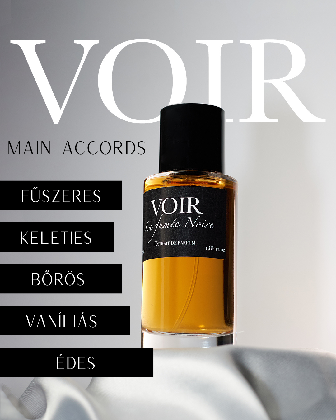 Voir - La fumée Noire - Extrait de Parfum Illatminta - 2 ml - Unisex