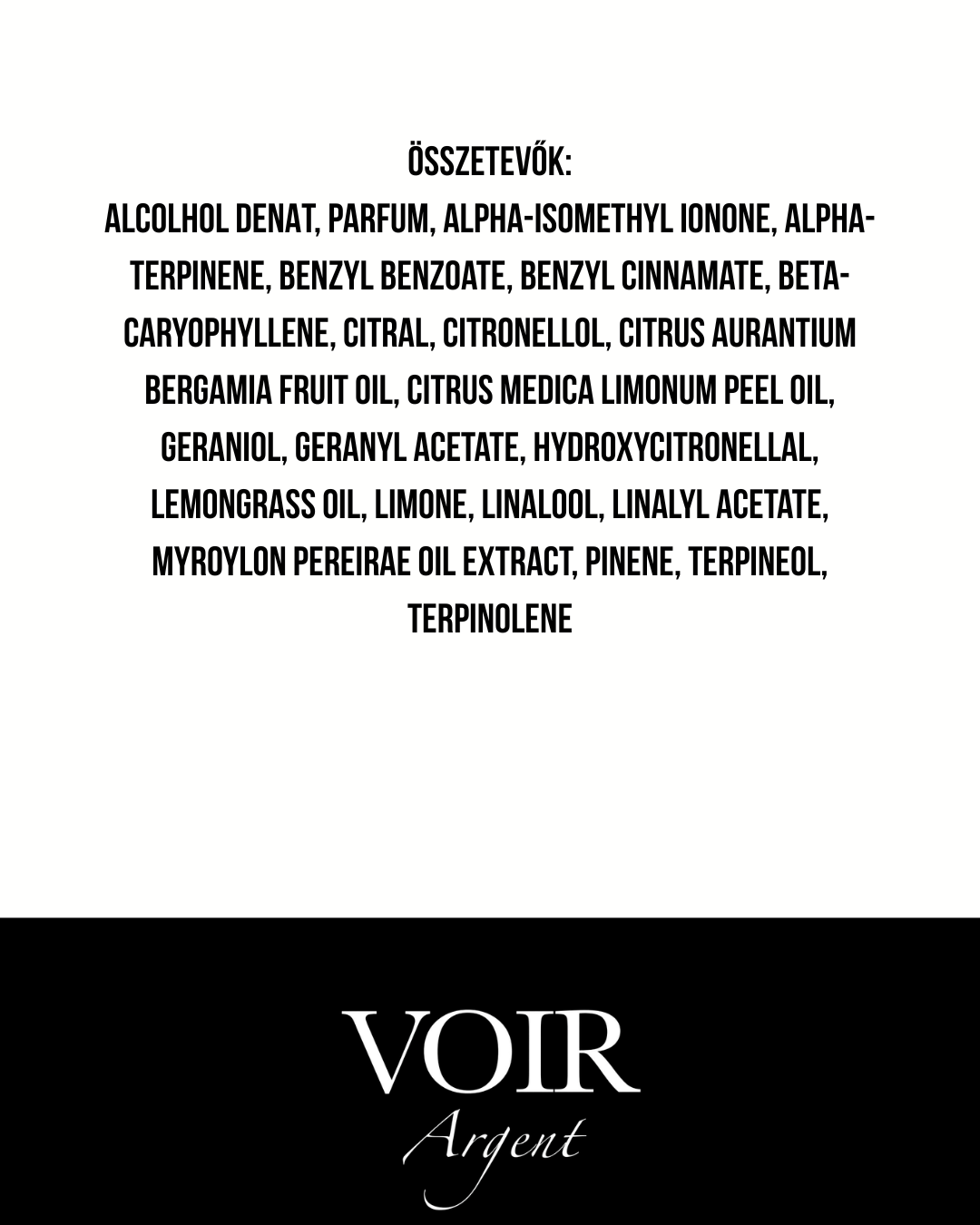 Voir - Argent - Extrait de Parfum - 55 ml - Unisex