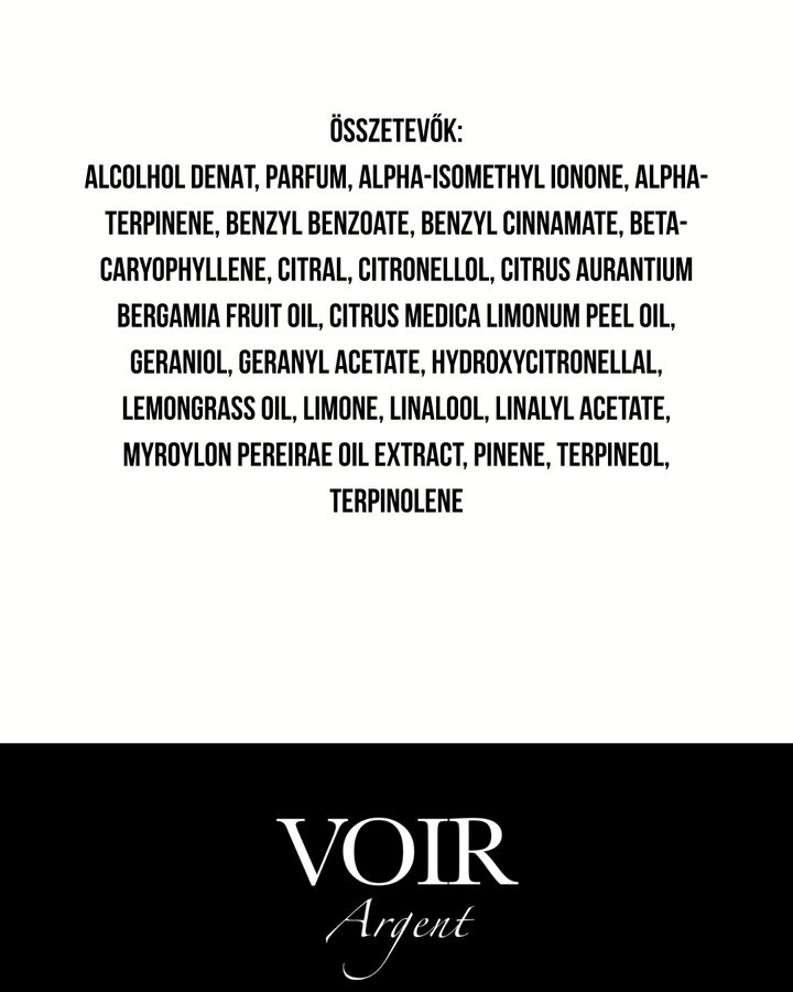Voir - Argent - Extrait de Parfum - 55 ml - Unisex