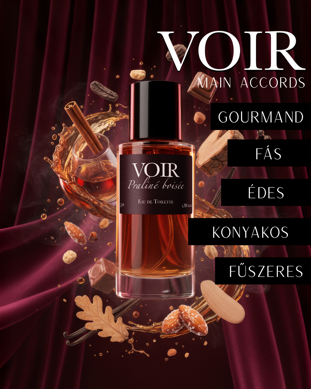 Voir - Praliné boisée - Eau de Toilette - 55 ml - Unisex