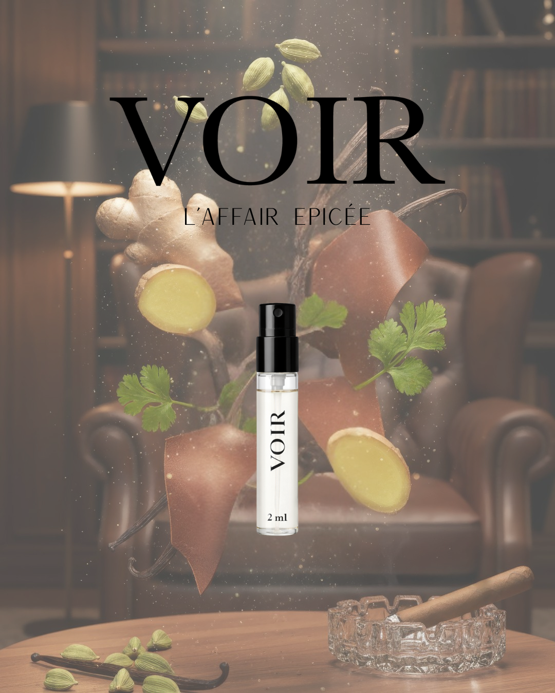 Voir - L'affaire epicée - Extrait de Parfum Illatminta - 2 ml - Unisex