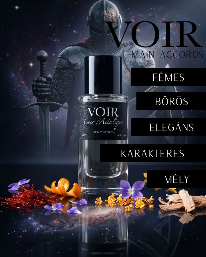 Voir - Cuir Metallique - Extrait de Parfum - 55 ml - Unisex