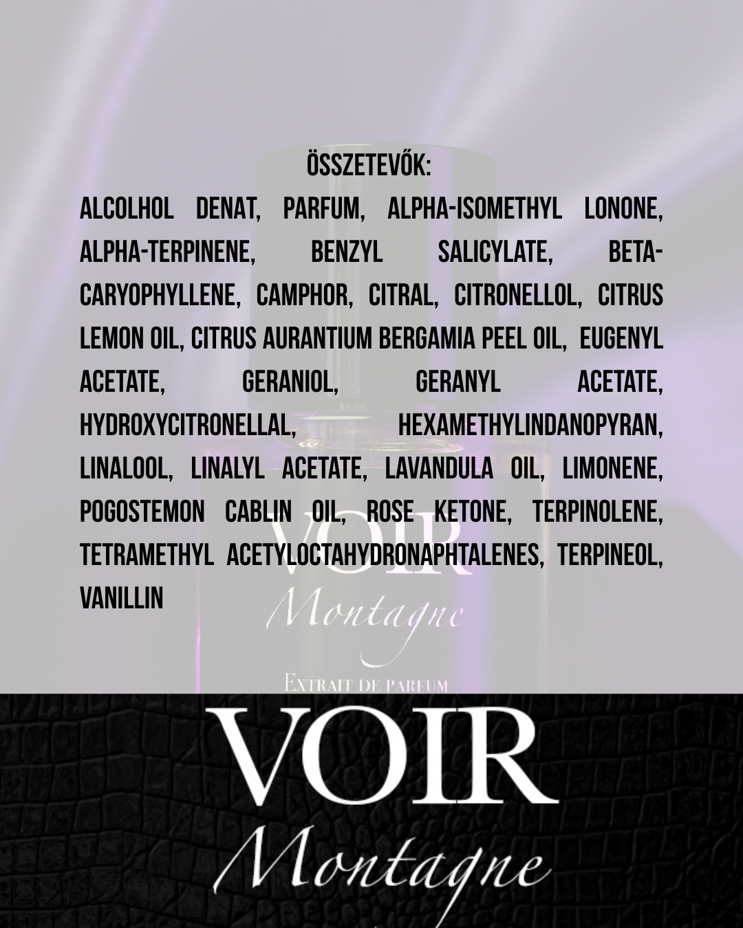 Voir - Montagne - Extrait de Parfum - 55 ml - Unisex