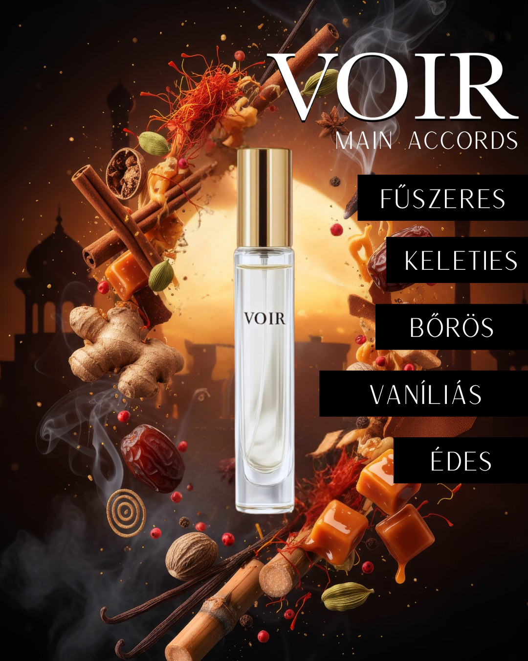 Voir - La fumée Noire - Travel size Extrait de Parfum - 10 ml - Unisex