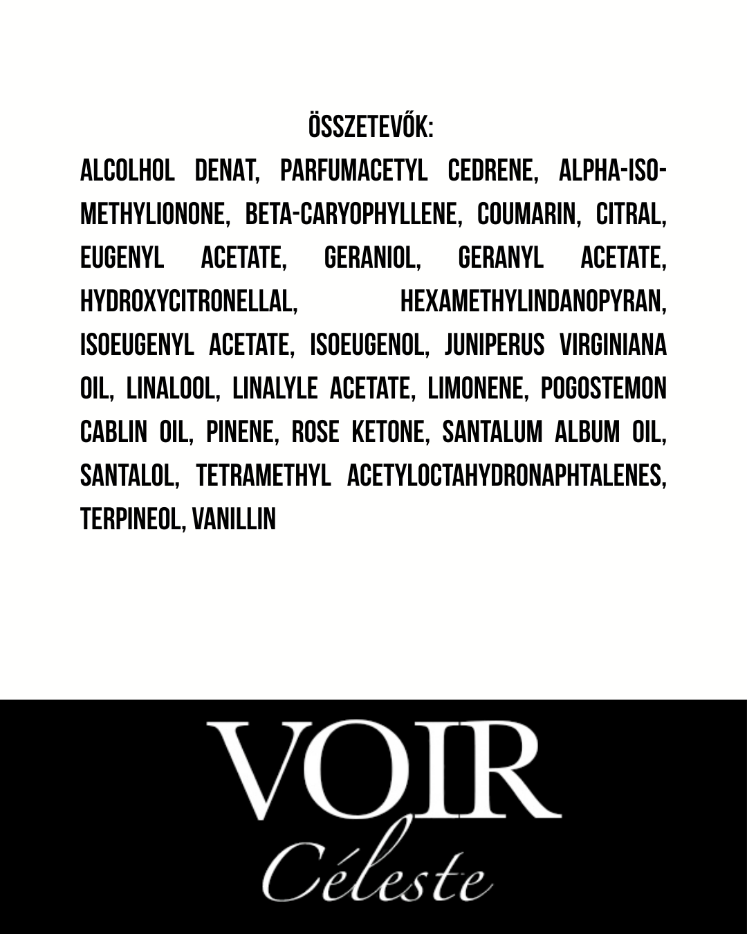 Voir - Céleste - Extrait de Parfum - 55 ml - Unisex