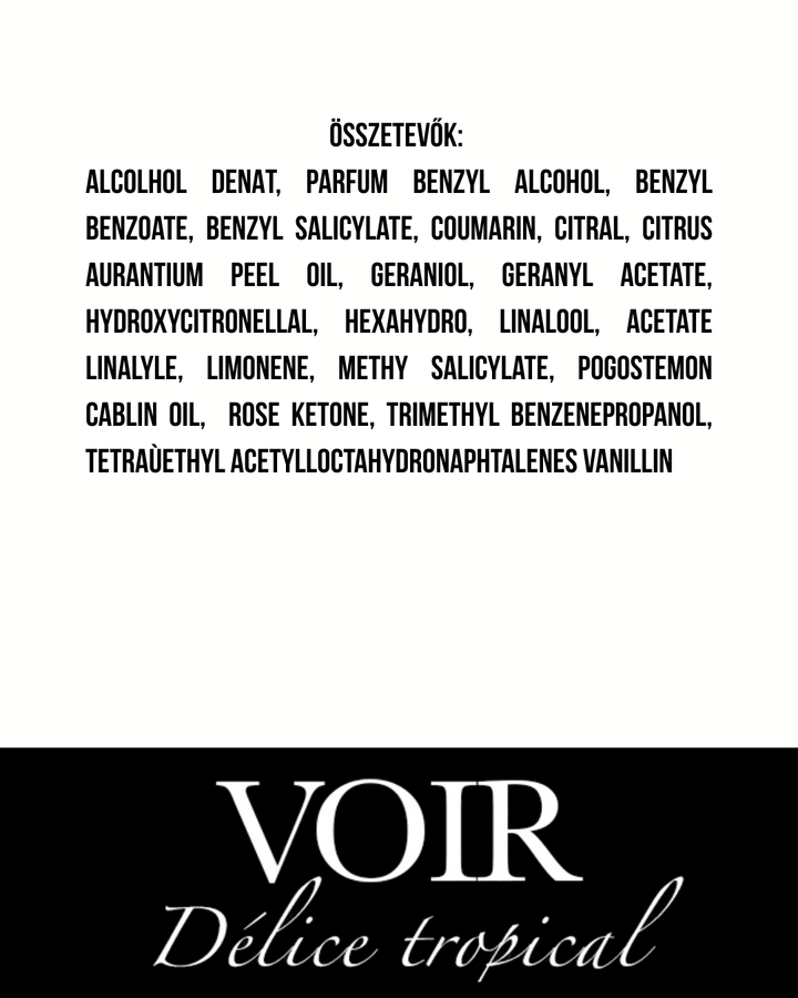 Voir - Délice tropical - Extrait de Parfum Illatminta - 2 ml - Unisex
