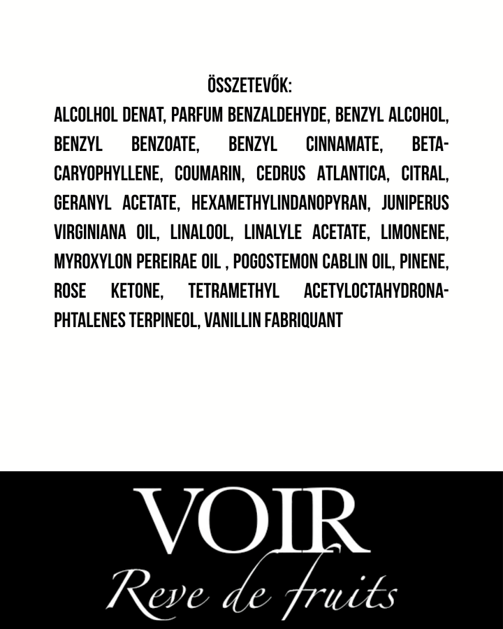 Voir - Rêve de fruits - Extrait de Parfum - 55 ml - Unisex