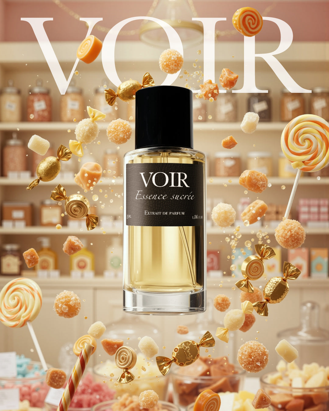 Voir - Essence sucrée - Extrait de Parfum - 55 ml - Unisex