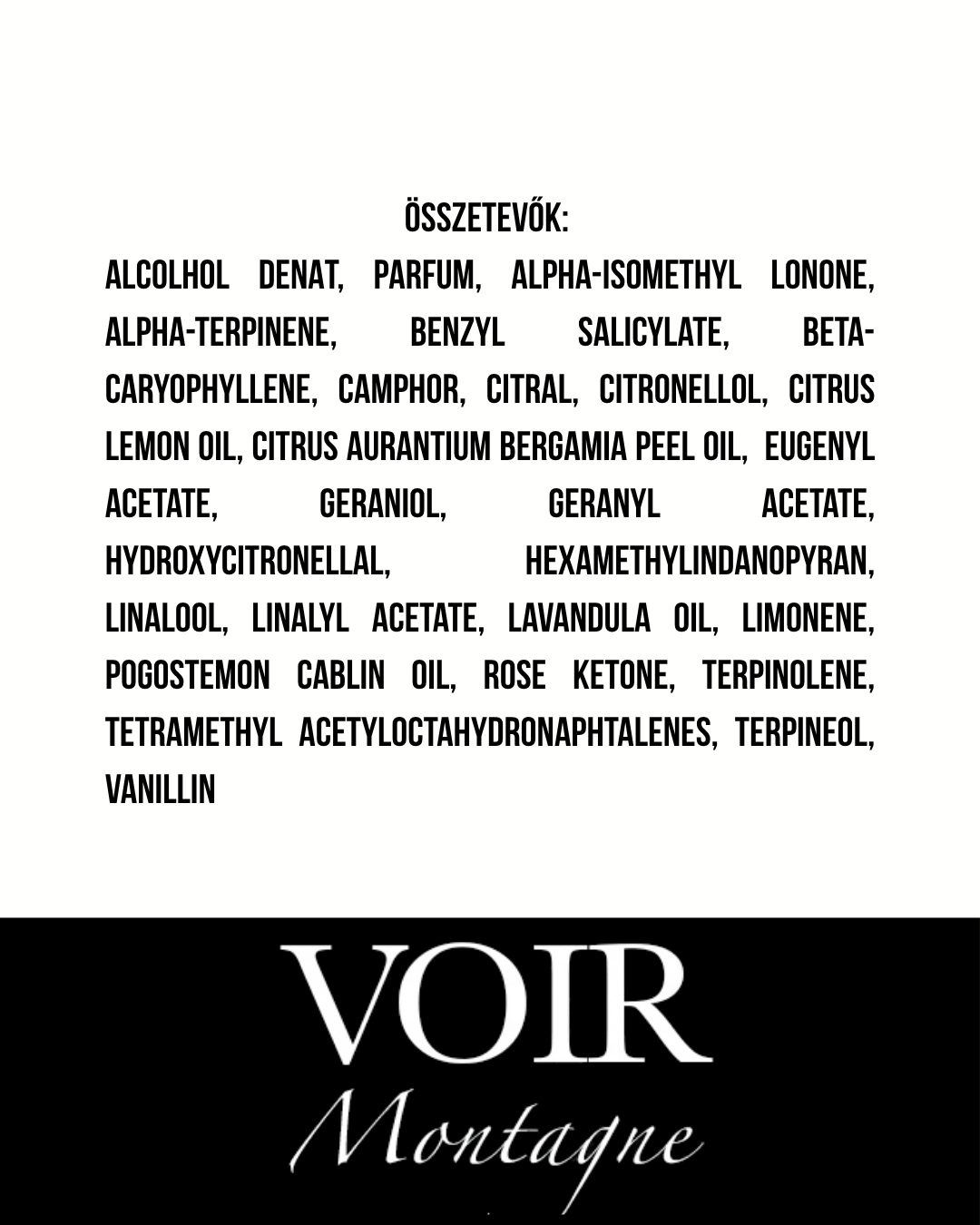 Voir - Montagne - Extrait de Parfum Illatminta - 2 ml - Unisex
