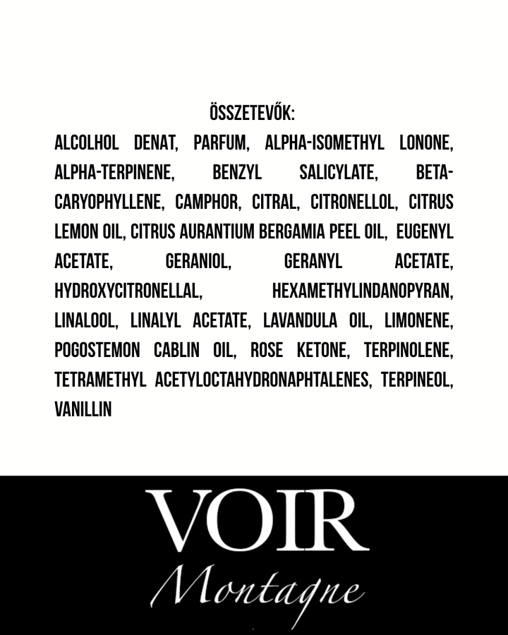 Voir - Montagne - Extrait de Parfum Illatminta - 2 ml - Unisex