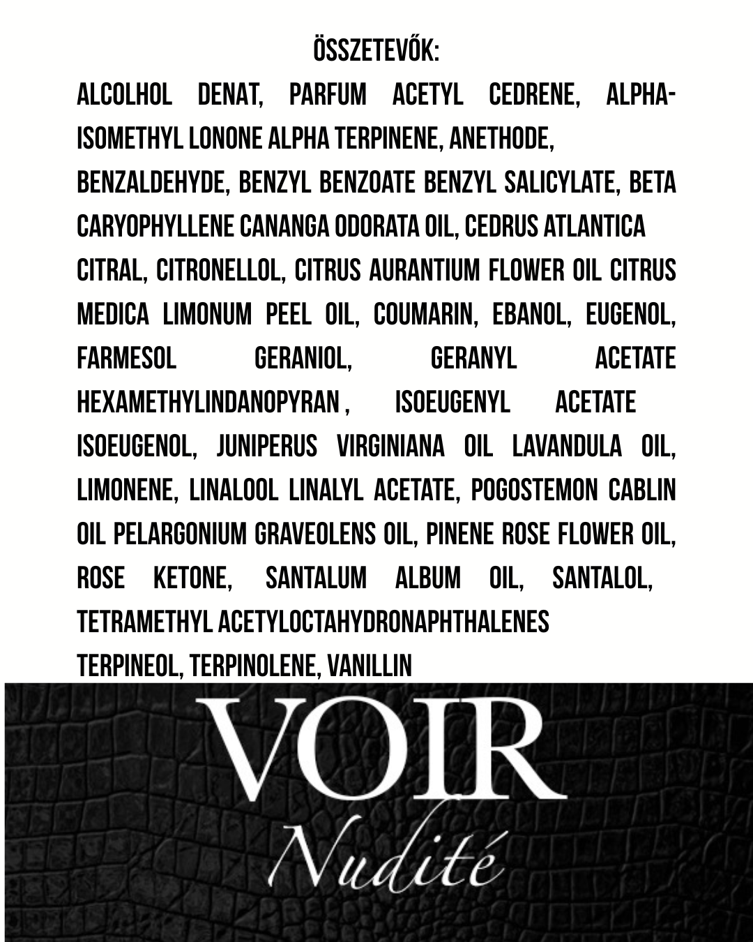 Voir - Nudité - Extrait de Parfum - 55 ml - Unisex